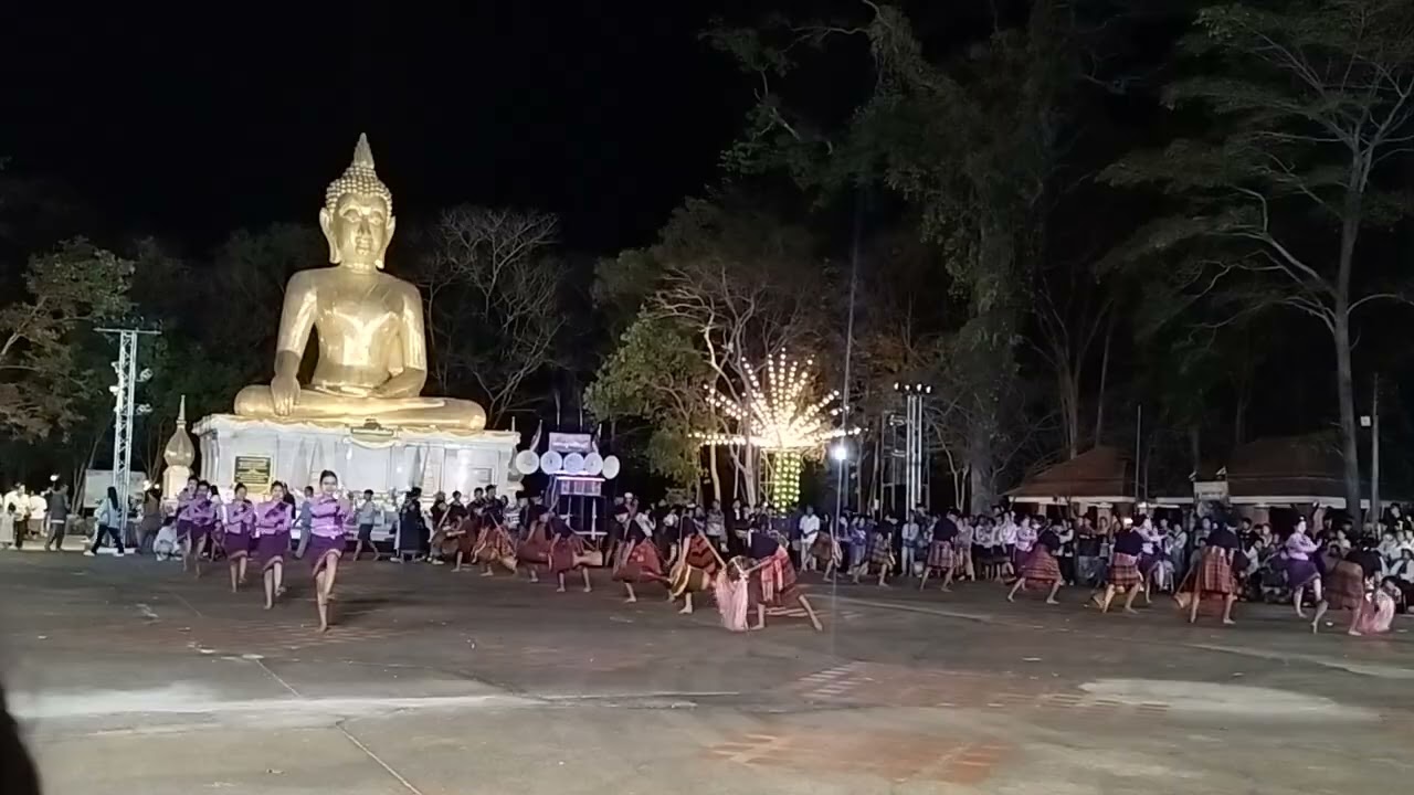 กลองยาวดอกคูณอีสาน งานนมัสการพระมงคลมิ่งเมืองจังหวัดอำนาจเจริญ 2569