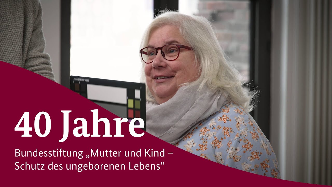 Birgit Krenczak zum 40. Jubil&auml;um der Bundesstiftung Mutter und Kind