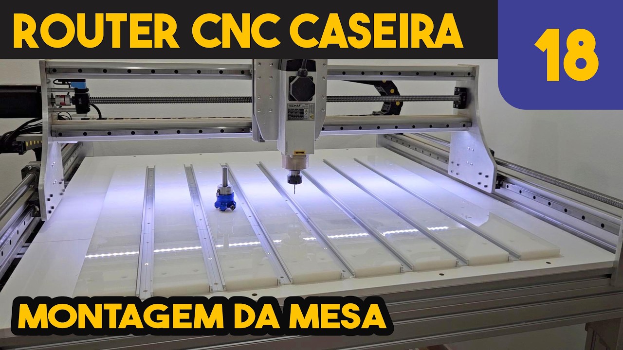 CNC Router Caseira - Montagem da Mesa Pt .2 #18