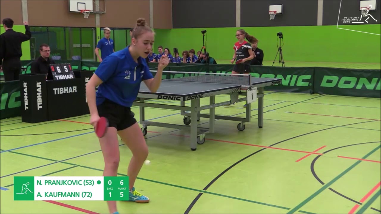Naomi Pranjkovic - Annett Kaufmann I Finale Einzel - Deutsche Meisterschaften Schüler/innen 2019