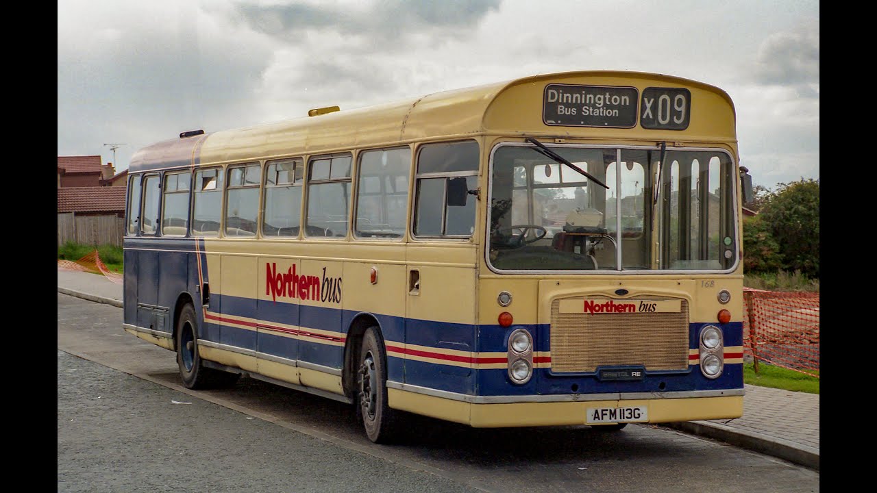 Bristol RE buses at Sheffield & Dinnington 12th Sept 1992
