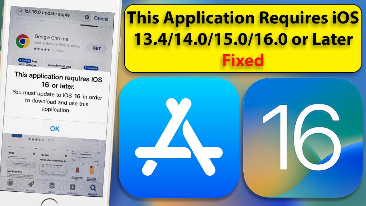 This Application Requires iOS 16.0 or Later Fixed on iPhone & iPad Bangla 2024 |