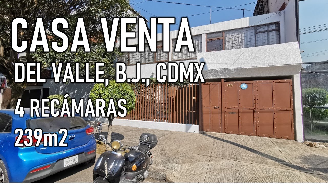 Miguel Laurent 156 - Venta Casa - Col. Del Valle