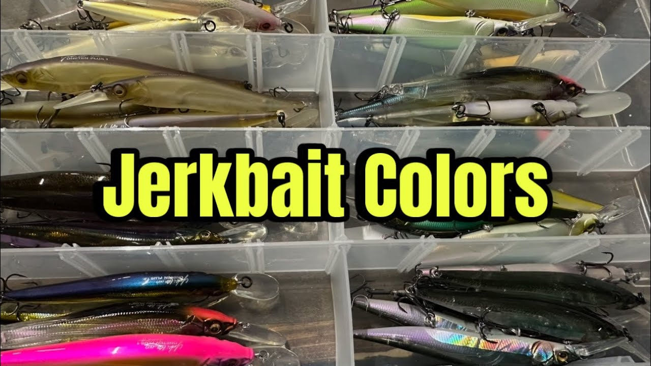 The Number Of Jerkbait Colors EVERY Bass Angler Should Own…