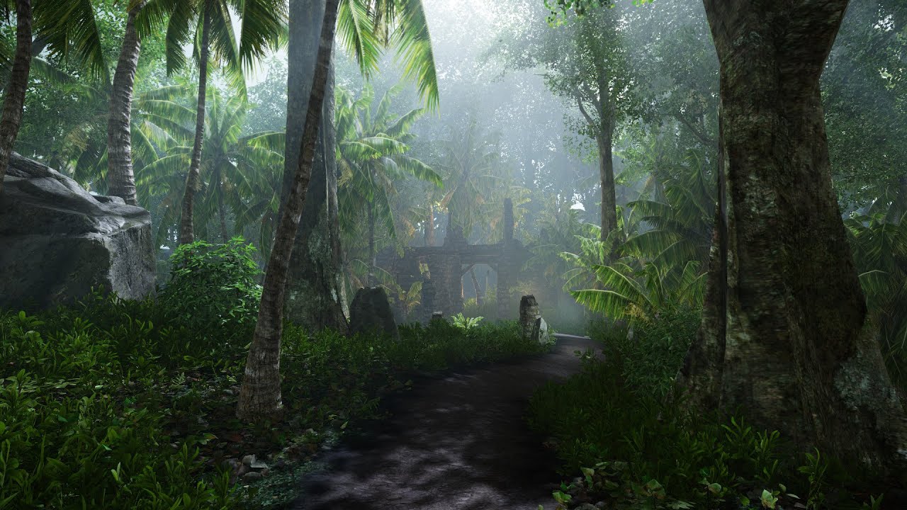 Creating a quick CRYENGINE Scene - 'Lost in the Jungle'