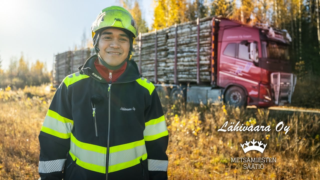 Puutavara-autonkuljettaja Nate - Lähivaara Oy - Nuorten Tarinat Metsäalalta
