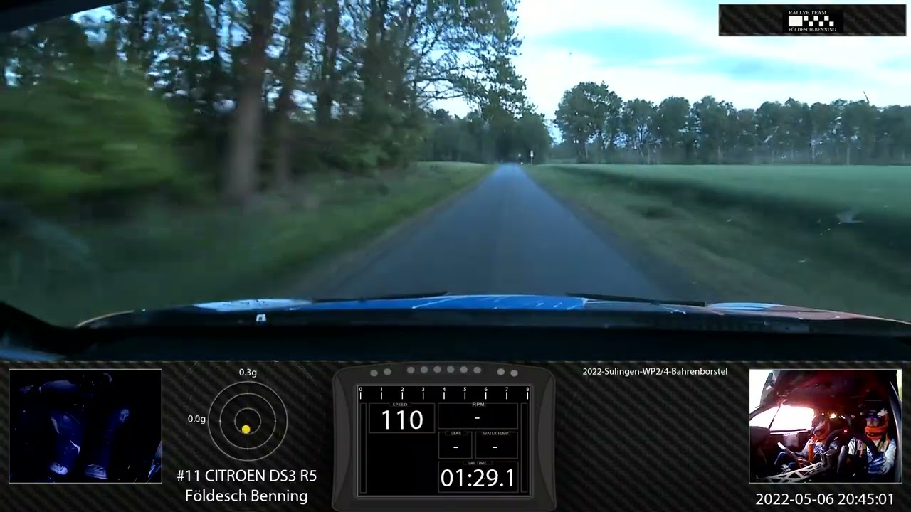RN #1 Onboard video 2022-Sulingen-WP2/4-Bahrenborstel, CITROEN DS3 R5, 