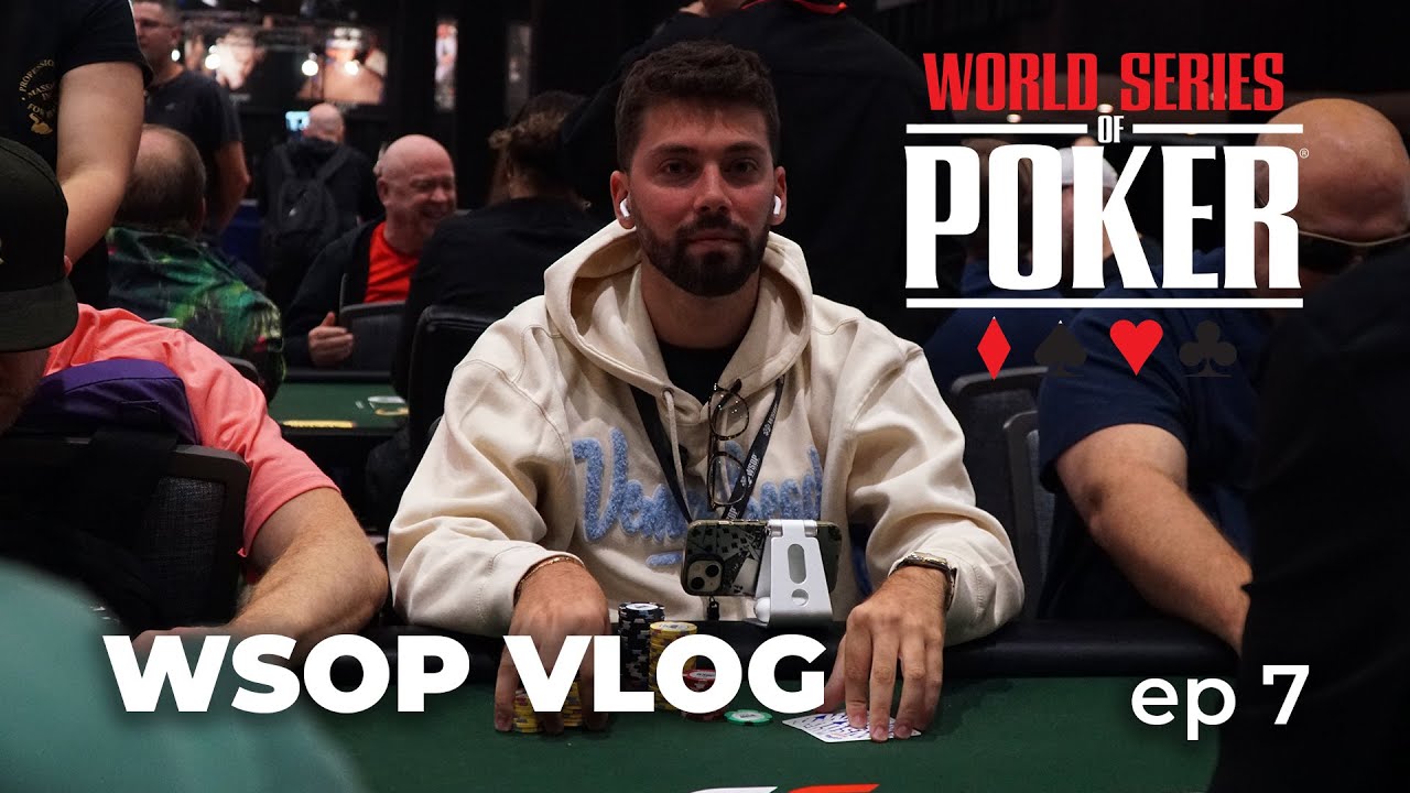 Gioco il Day1 del 10.000$ Main Event WSOP ♠️ Day 7 WSOP VLOG ♠️