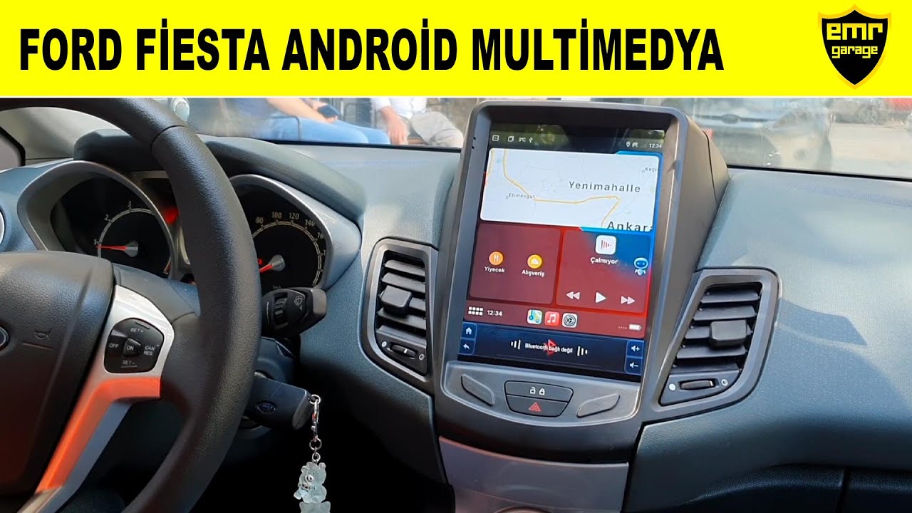 Ford Fiesta tesla ekran android multimedya cihazı inceleme - Emr Garage Ankara