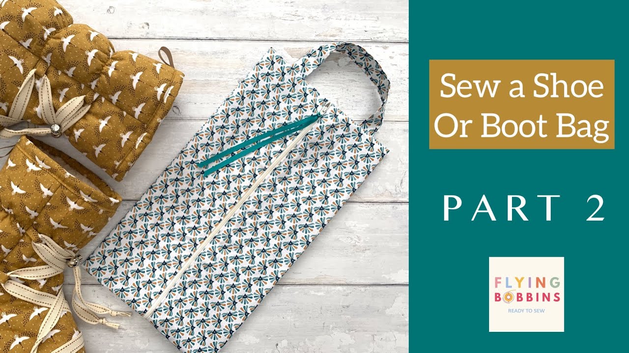Make a Shoe bag with the Nordik pattern by Jalie - PART 2