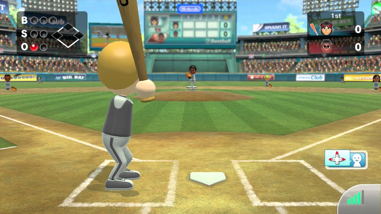 Wii Sports Club - Online Baseball Friend Game
