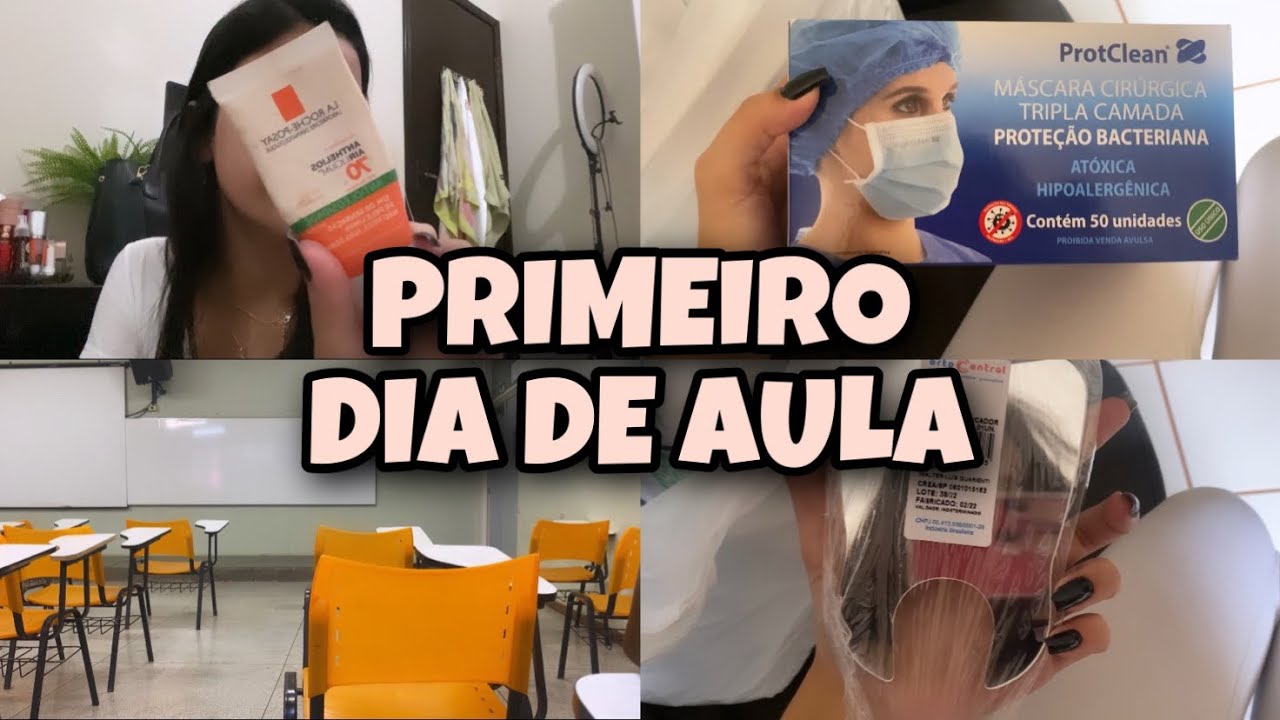 VLOG | primeiro dia de aula, odontologia, primeira lista de material…