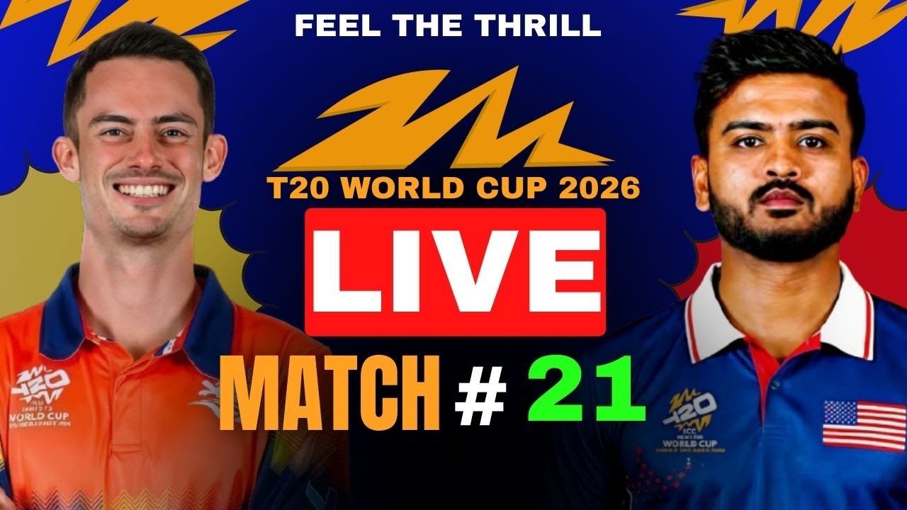 LIVE MATCH TODAY USA VS NED AT T20 WORLD CUP 2026 WITH CRICKET TALK SHAWK