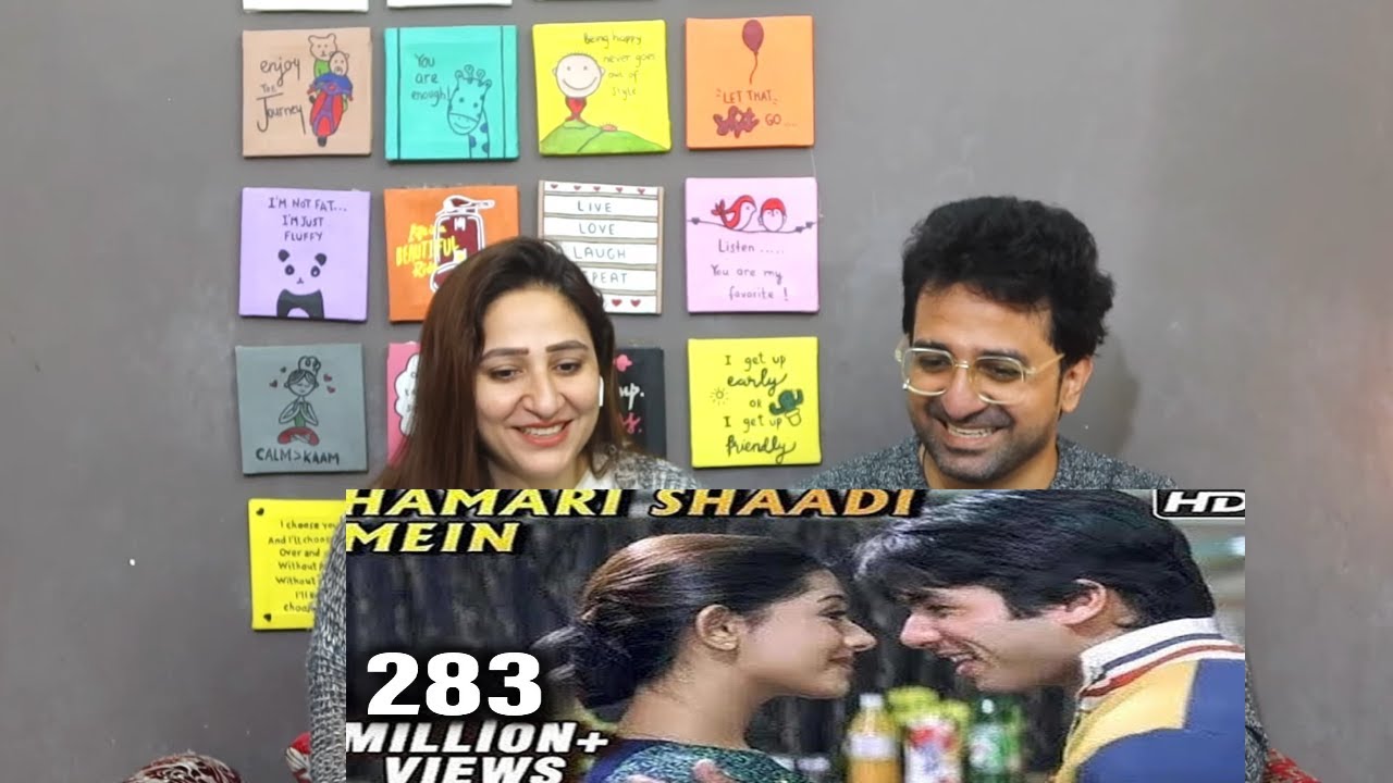 Pak Reacts to Hamari Shaadi Mein - Vivah - Shahid Kapoor, Amrita Rao - Superhit Bollywood Song