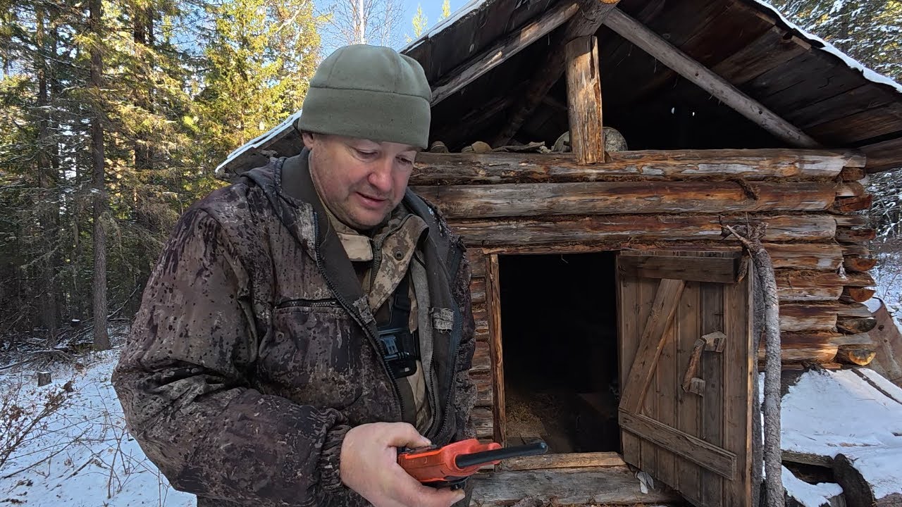 Охота пошла. Дымкин соболь. Проверка пеших путиков.
