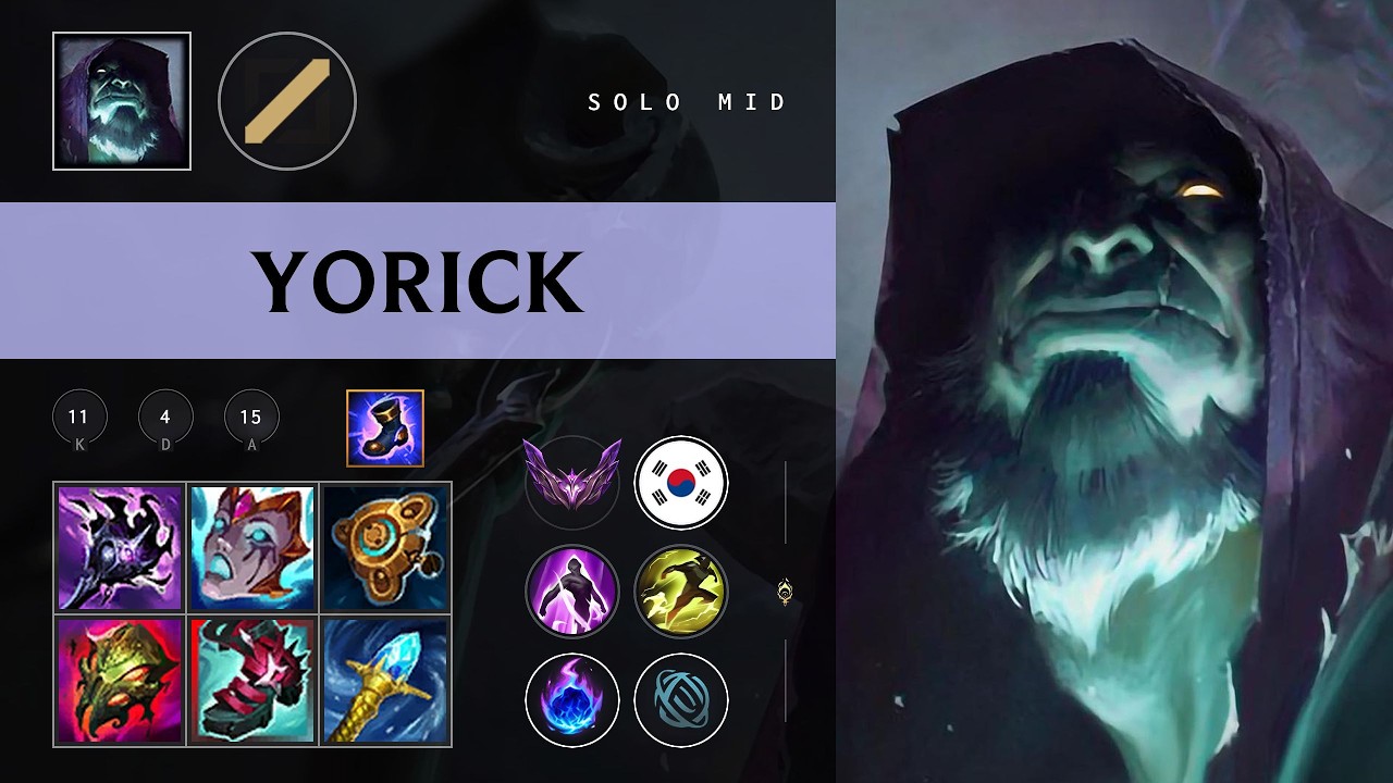 Yorick Mid vs Zoe - KR Master Patch 26.08