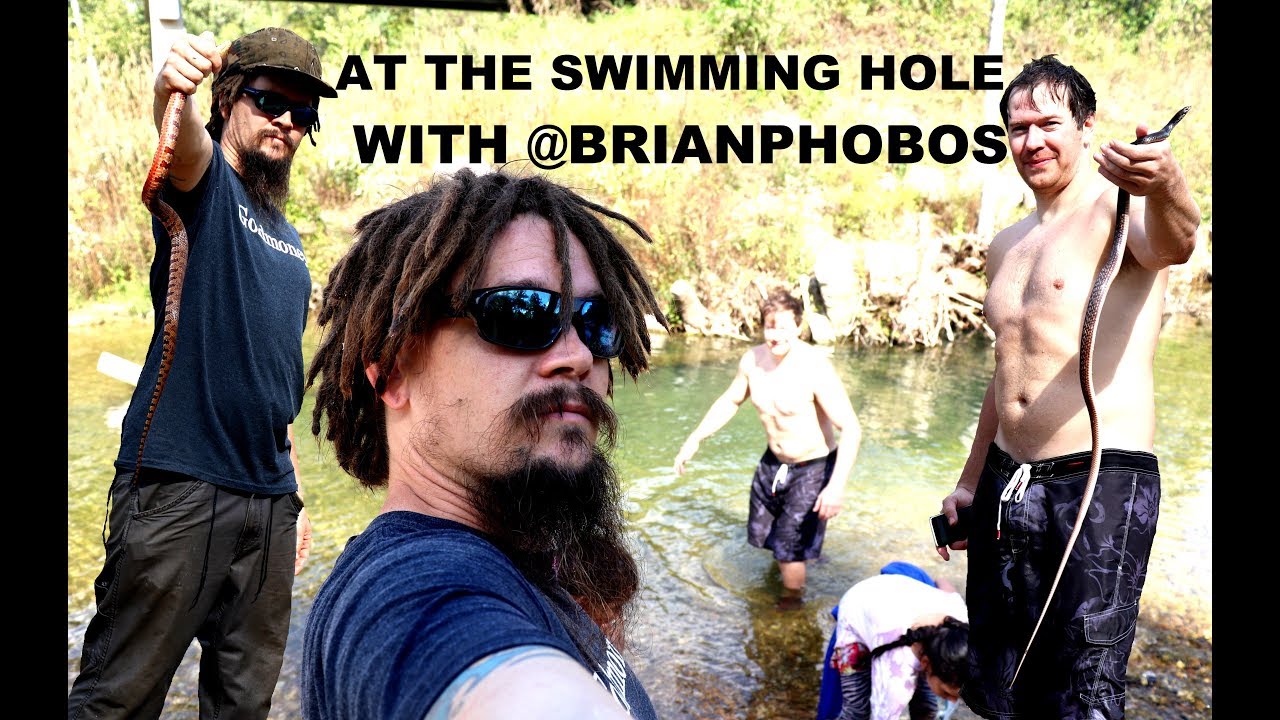 AT THE SWIMMING HOLE WITH @BRIANPHOBOS