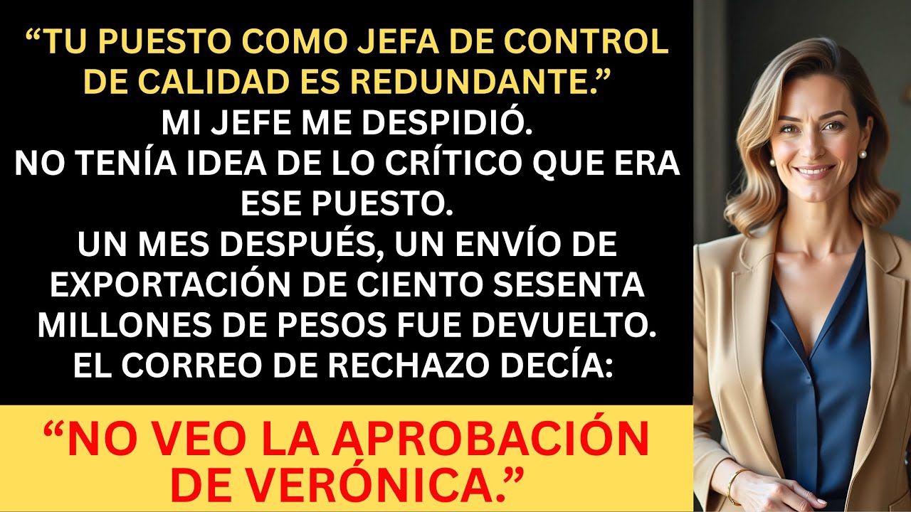 Mi jefe llamó mi trabajo “redundante” — Mi firma valía ciento sesenta millones de pesos.