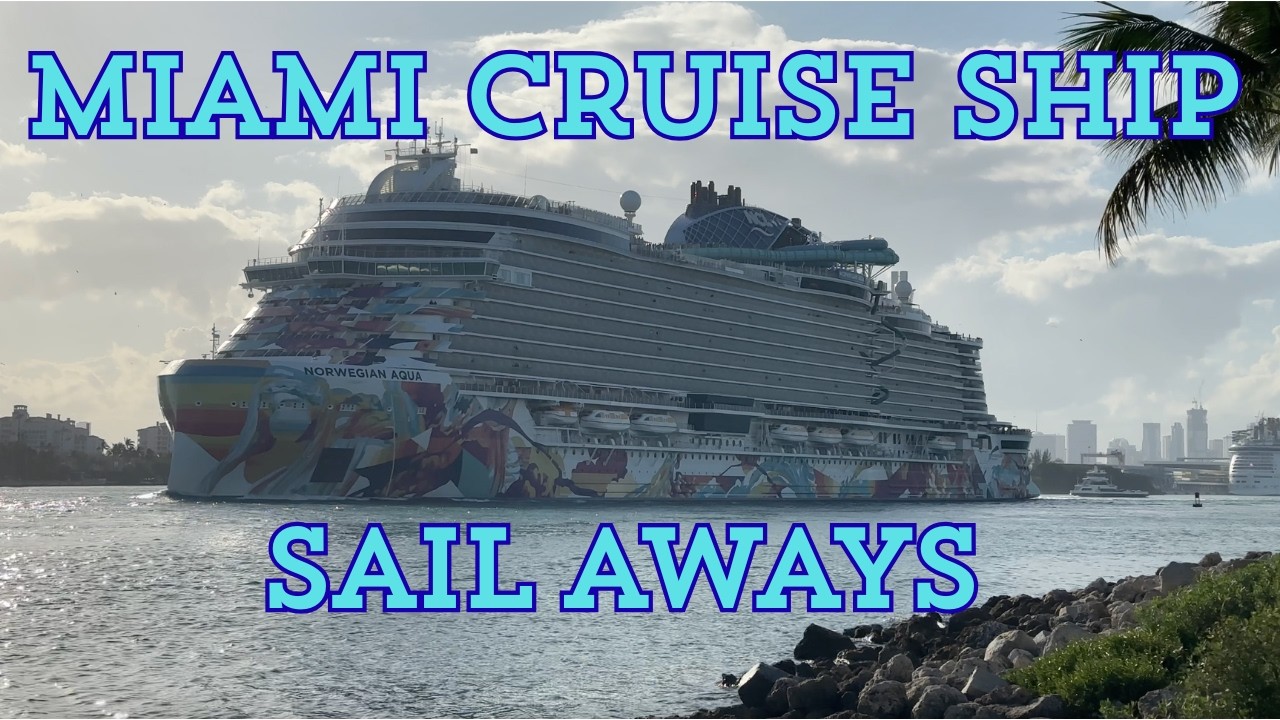 Sunday Sail Aways from Port Miami!