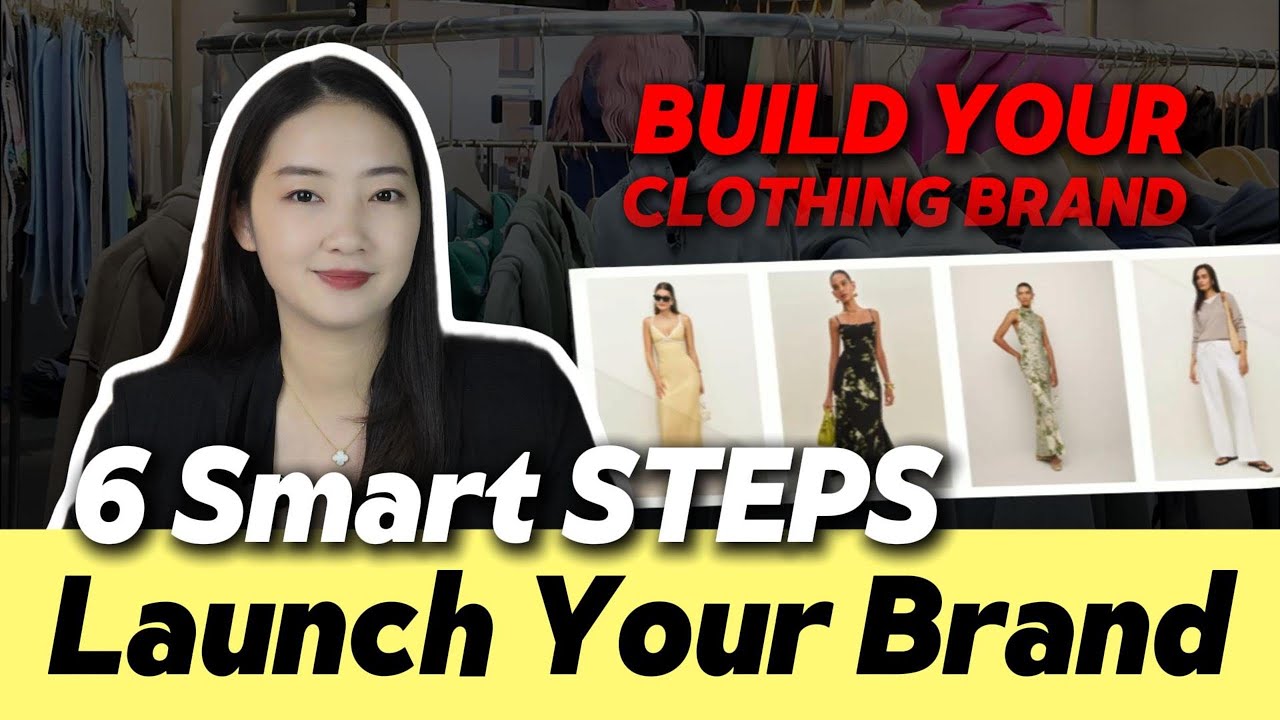 Clothing Brand in 6 Smart Steps！#china #import #sourcing #tiktok #business #clothes 