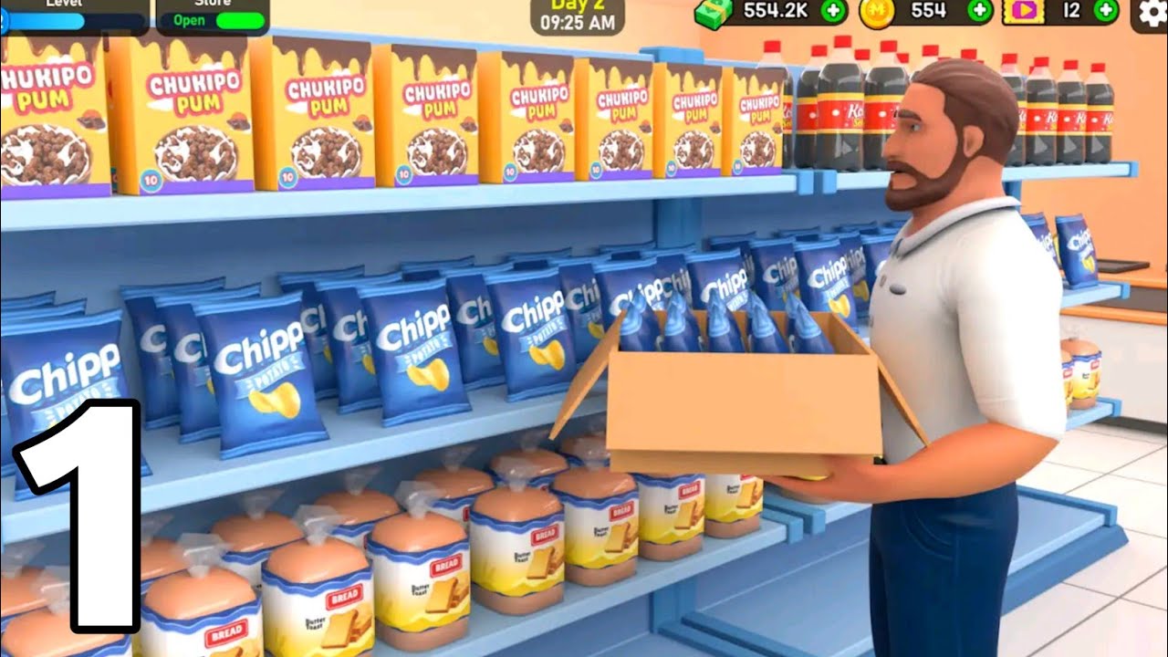 Supermarket Tycoon 3D - Gameplay Walkthrough Part 1 (Android & IOS) 