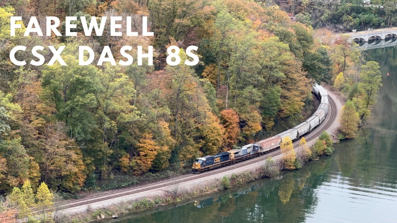 Farewell CSX Dash 8s. My Only Two Shots Of Them 