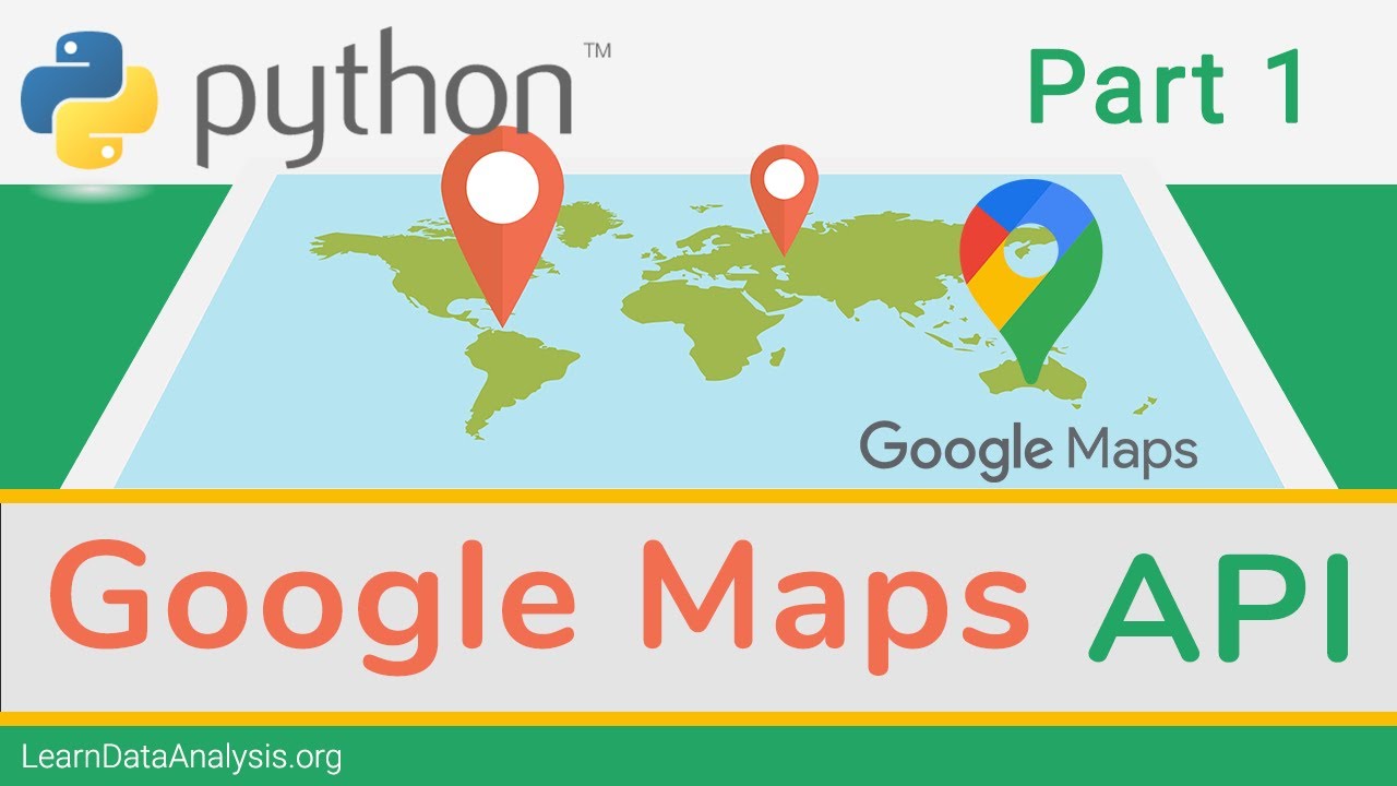 Начало работы с API Google Карт на Python