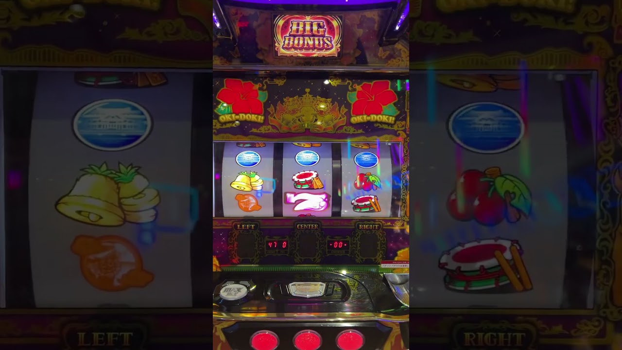 朝一32Ｇ回された台を1000円ずつ蟹歩いた結果 #沖ドキgold #パチスロ
