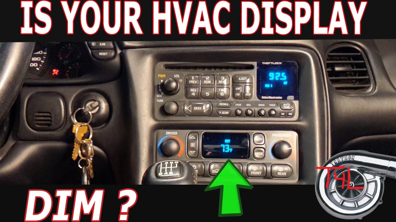 Dim C5 Corvette AC Display? This DIY Fix Actually Works!