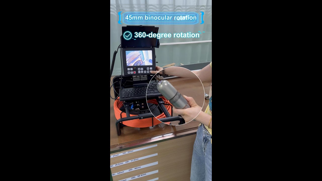 🚀 UNLOCK VERSATILITY: 20m Pipe Inspection System with Interchangeable Camera Heads! 🚀