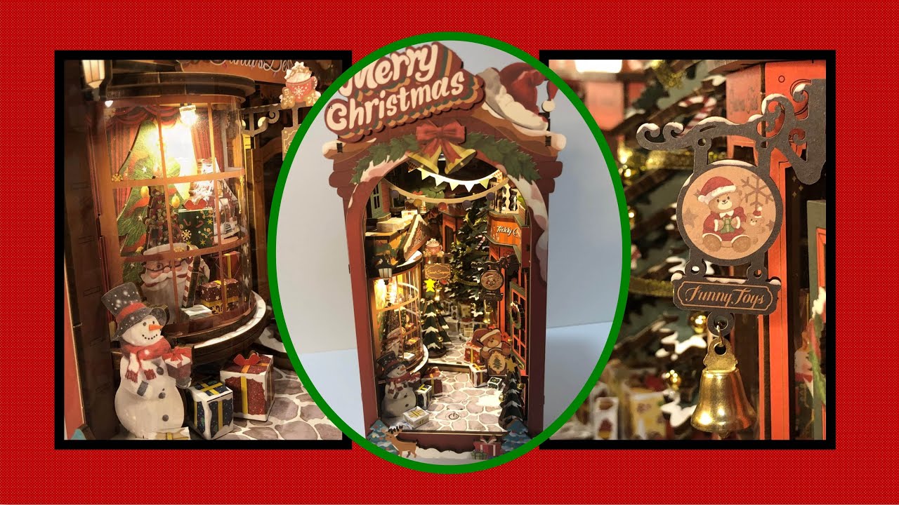 Christmas Street Book Nook Miniature Part 8, 9 & 10: Electrical and The Last Bits