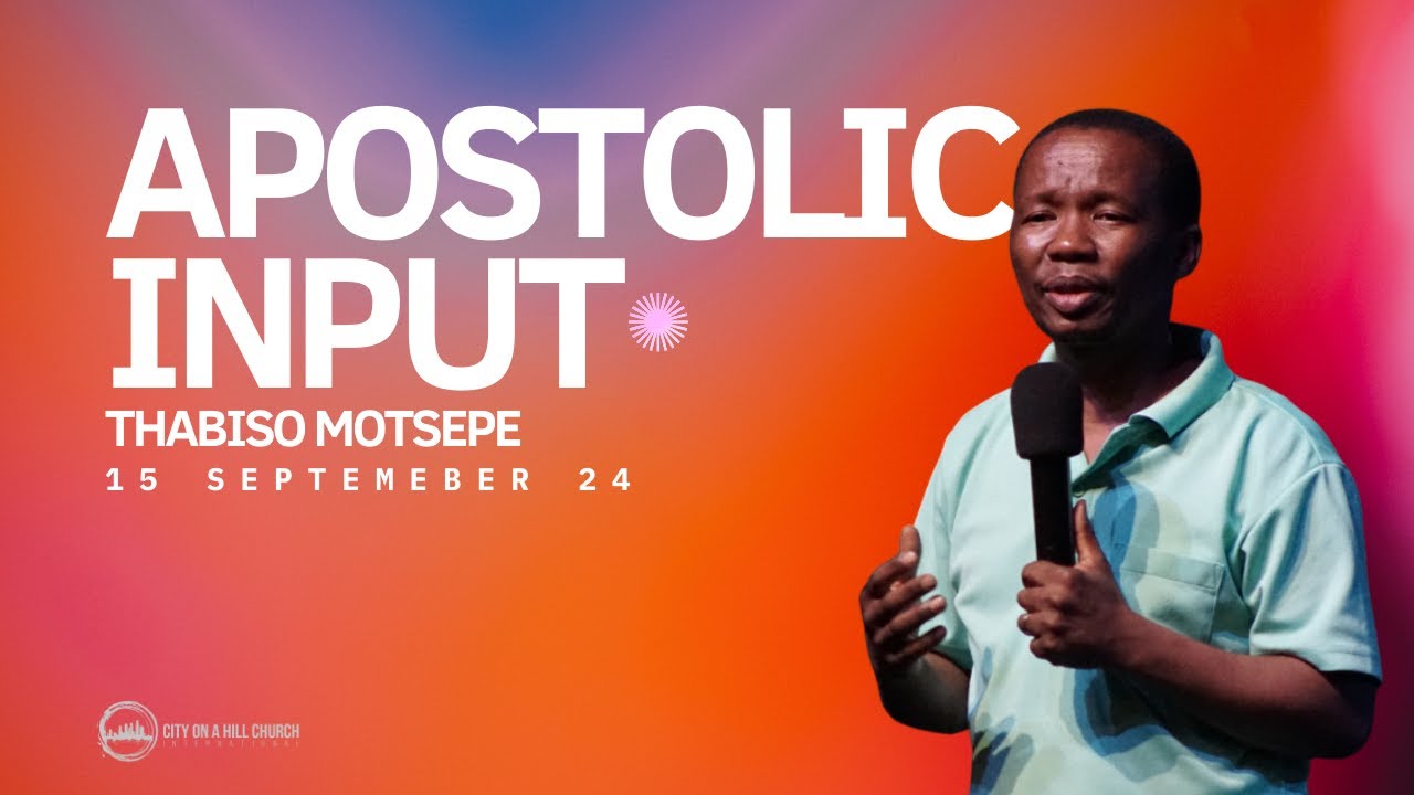 Apostolic Input | Thabiso Motsepe | Full Celebration