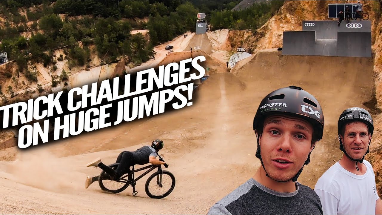 MTB SLOPESTYLE CHALLENGES WITH SAM PILGRIM!! *CRASHES AND BANGERS* - Audi Nines 2019