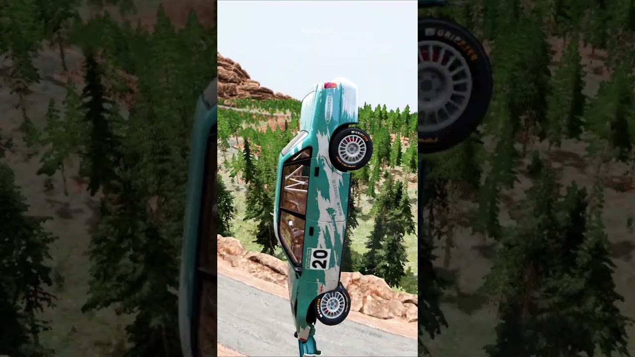 BeamNG Drive Car Crashes | Clip 615 😲 