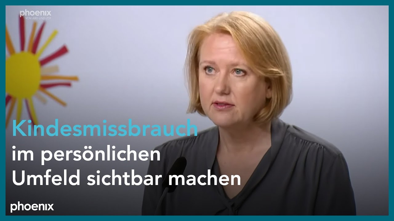 Kindesmissbrauch: Bundesfamilienministerin Lisa Paus stellt Aufkl&auml;rungs-Kampagne vor