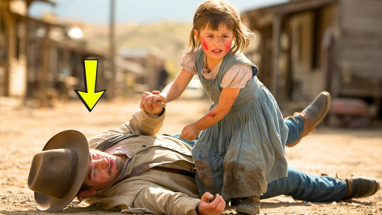 Papa Fell in the Street at Dawn — The Little Daughter Wept Until the Rancher Took Her Home