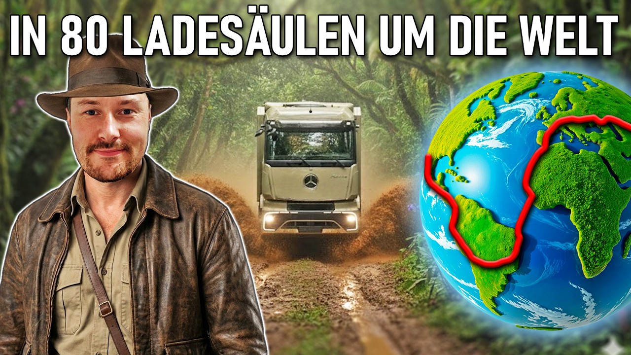 2026 geht es los! Einmal um die Welt mit einem Elektro-LKW