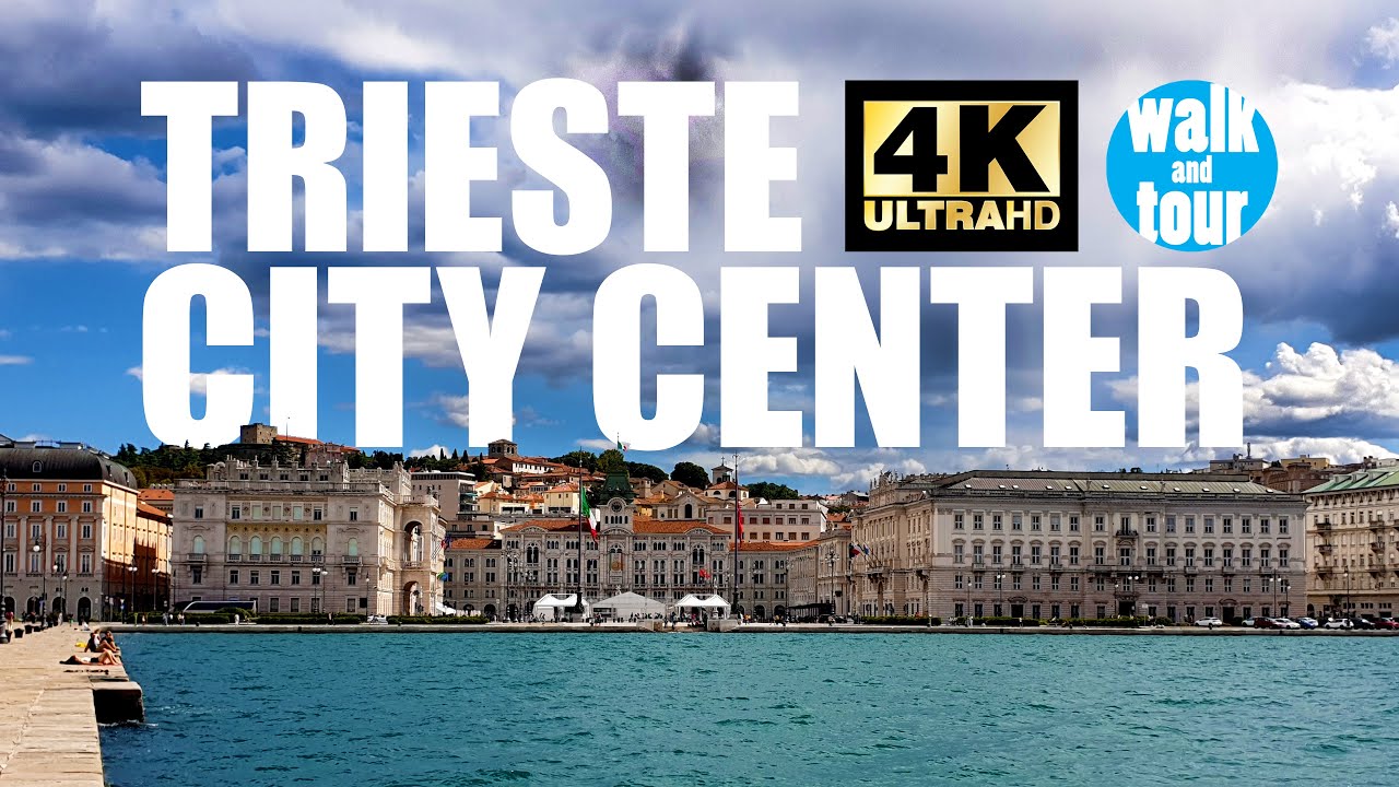 Lovely Trieste City Center Walk in 4K UHD (60 fps)