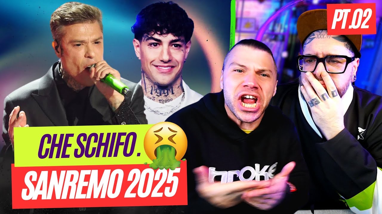Sanremo: Tony Effe, Fedez | Reaction Esibizioni #2