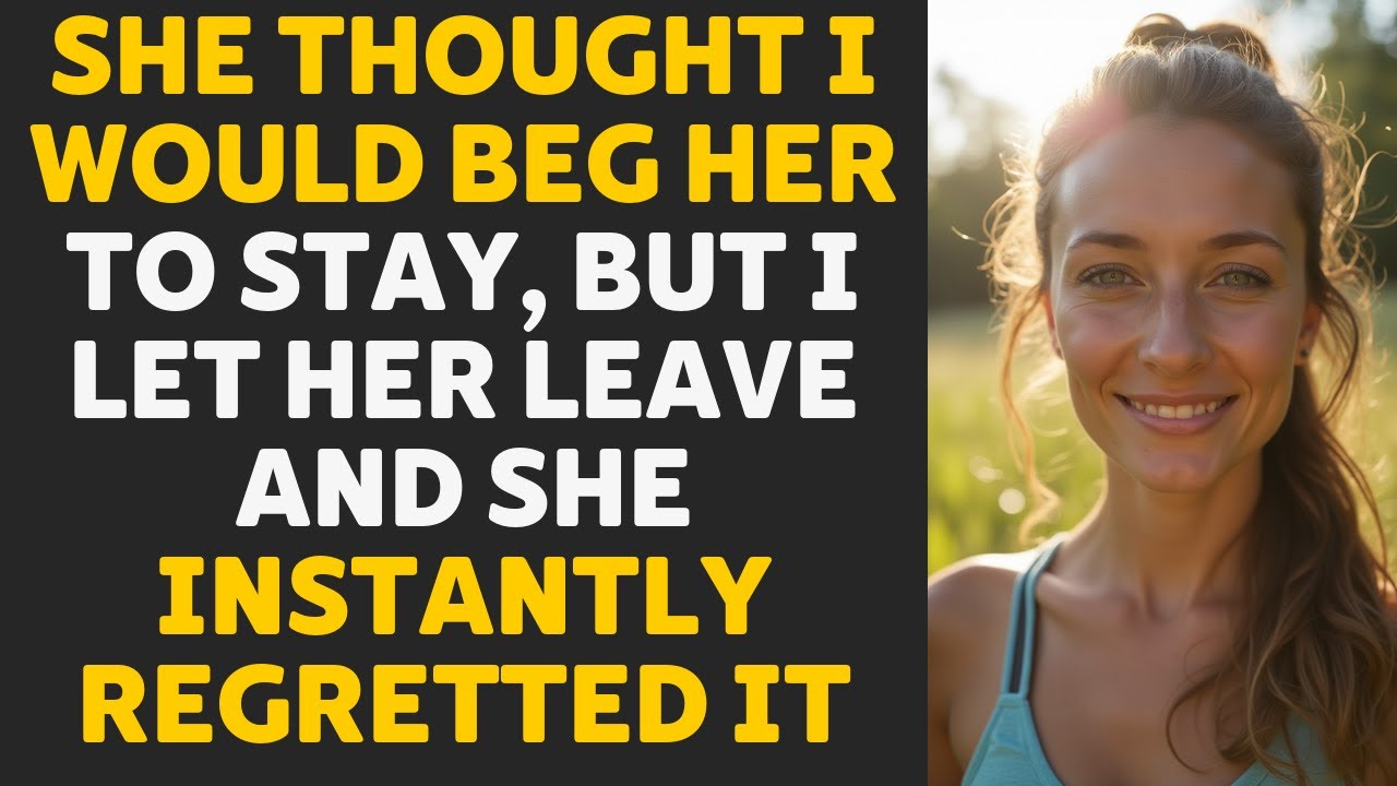 I Let Her Walk Away Instead of Begging—Now She’s the One Living with Instant Regret