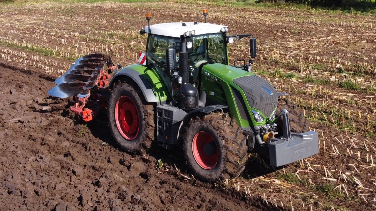 Testing Continental Tyre Technology With Fendt 828 Vario Tractor (Episode 5/7): PLOUGHING