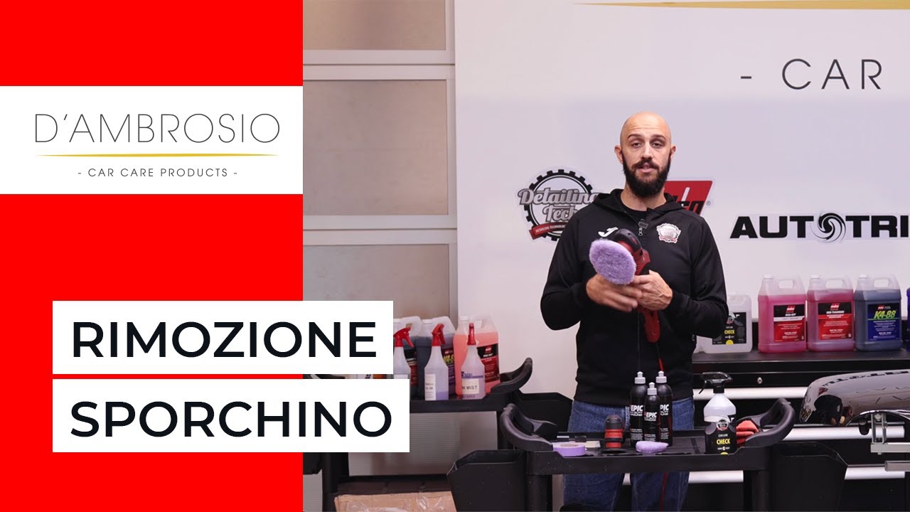 Come rimuovere gli sporchini di verniciatura dal cofano #detailing
