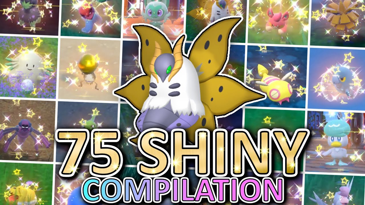 75 SHINY sur POKÉMON ÉCARLATE & VIOLET ! - Compilation d'Avril