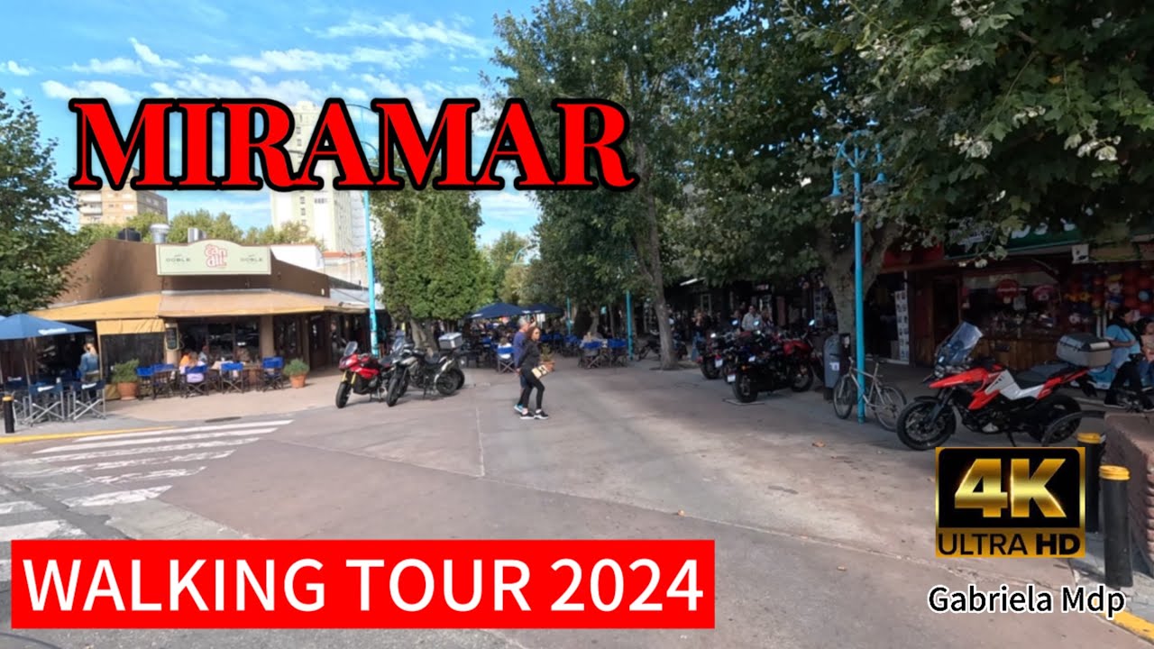 MIRAMAR Walking Tour 2024 en 🐣 Pascuas “4K”  30/3/24 - Gral. Alvarado