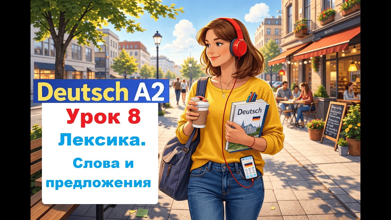 Немецкий язык A2 — Урок 8 (целиком): Лексика. Слова и фразы | Немецкий для начинающих