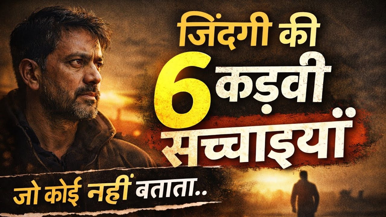 Zindagi Ka Asli Sach | 6 Kadvi Baatein Jo Soch Badal Dengi #motivation #lifelessons #stories #story