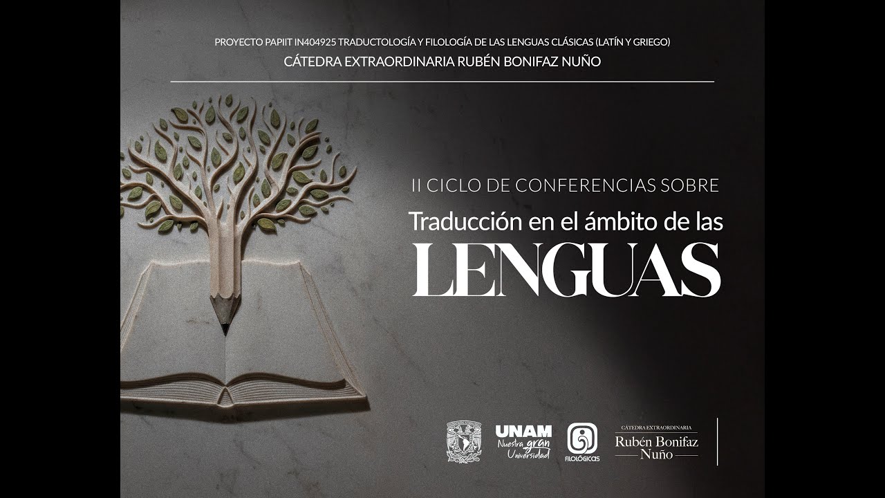 CICLO DE CONFERENCIAS. Sobre traducción en el ámbito de las Lenguas Clásicas.