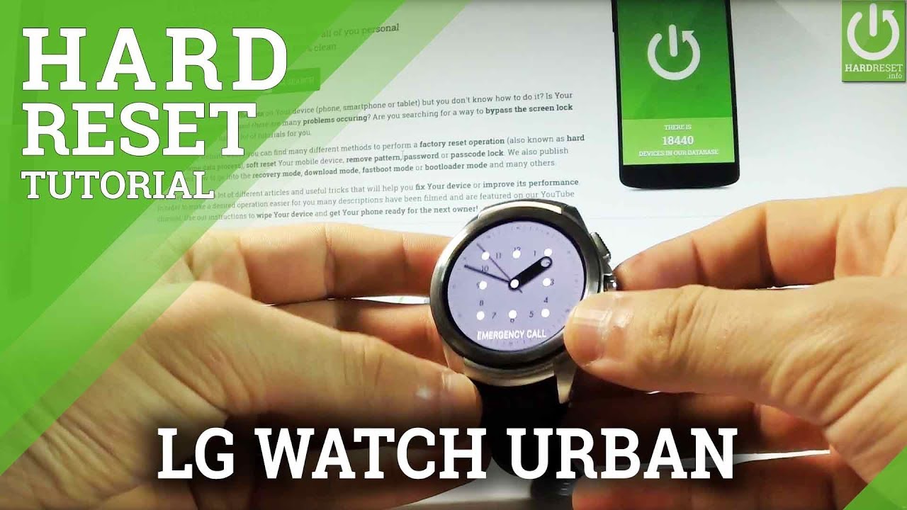 How to Hard Reset LG Watch Urbane 2nd Edition - Bypass Pattern / Restore