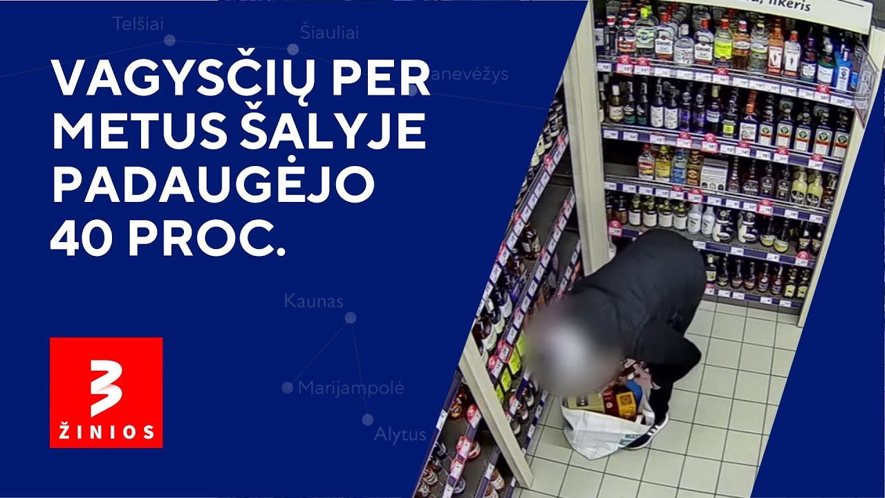 Parduotuvių kameros fiksuoja lentynas šluojančius ilgapirščius
