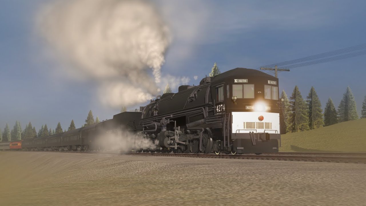 Trainz 2019 | Southern Pacific Steam power on Donner Pass 1910 - 1957